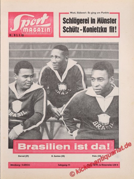 Sportmagazin Nr. 18B, 3.5.1963 bis 9.5.1963