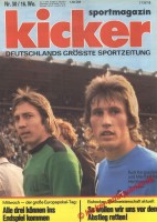 Kicker Zeitung 1976 vom 12.04.1976 bis 18.04.1976 – Rudi Kargus und Manfred Kaltz Hamburger SV