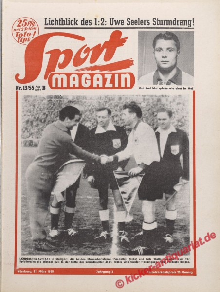 Sportmagazin Nr. 13B, 31.3.1955 bis 6.4.1955