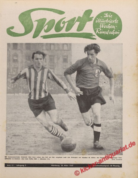 Sportmagazin Nr. 12, 26.3.1947 bis 1.4.1947