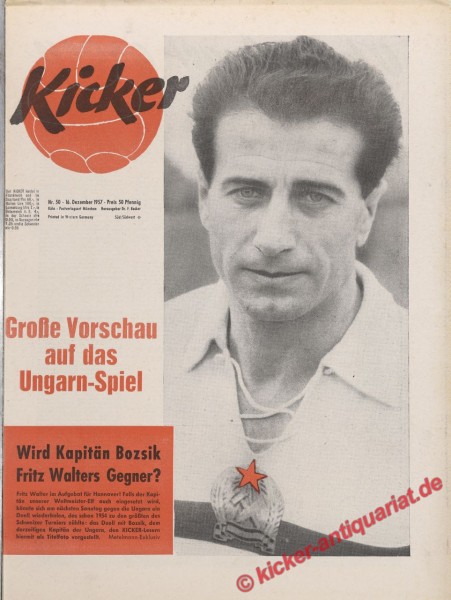 Kicker Nr. 50, 16.12.1957 bis 22.12.1957