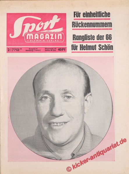 Sportmagazin Nr. 2B, 6.1.1965 bis 12.1.1965