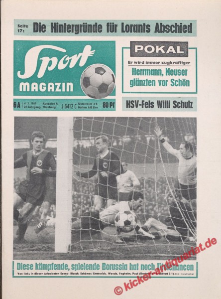 Sportmagazin Nr. 6A, 6.2.1967 bis 12.2.1967