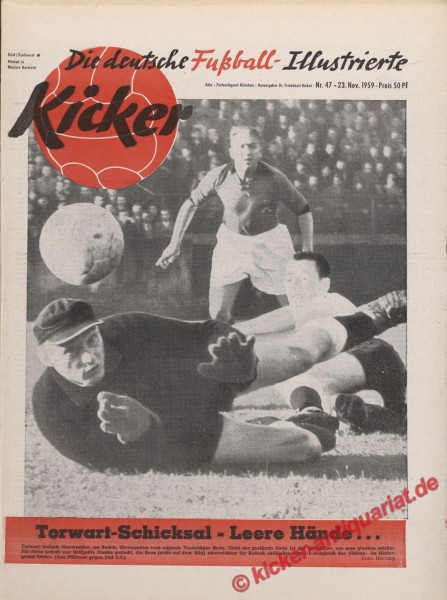 Kicker Nr. 47, 23.11.1959 bis 29.11.1959