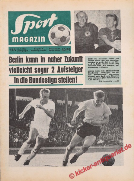 Sportmagazin Nr. 18A, 2.5.1966 bis 8.5.1966