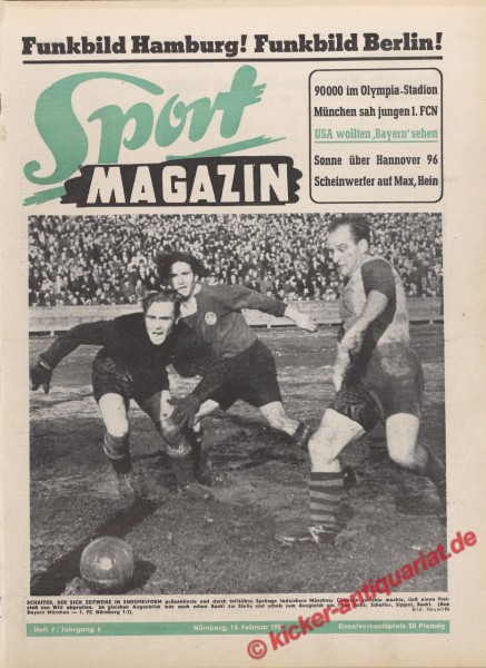 Sportmagazin Nr. 7, 14.2.1951 bis 20.2.1951
