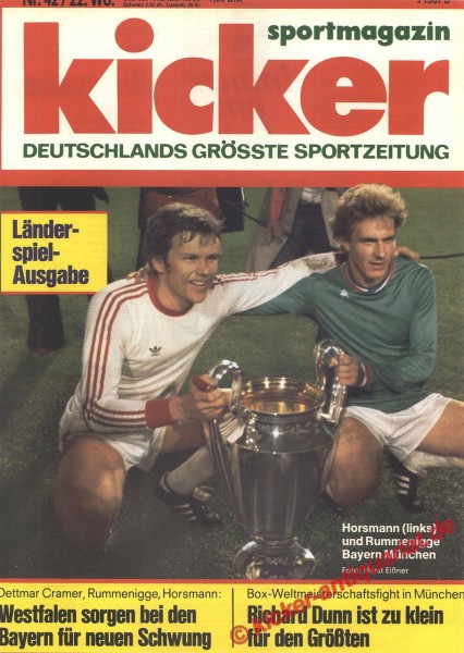 Kicker Sportmagazin Nr. 42, 24.5.1976 bis 30.5.1976
