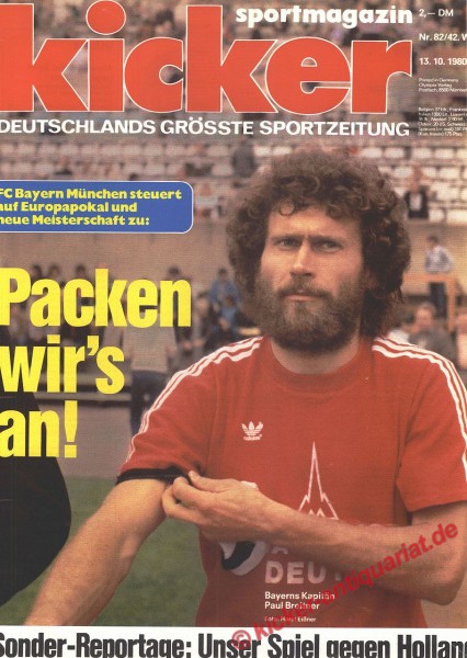 Bayern Kapitän Paul Breitner, Packen wir es an!