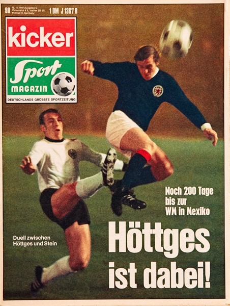 Kicker Sportmagazin Nr. 90, 10.11.1969 bis 16.11.1969