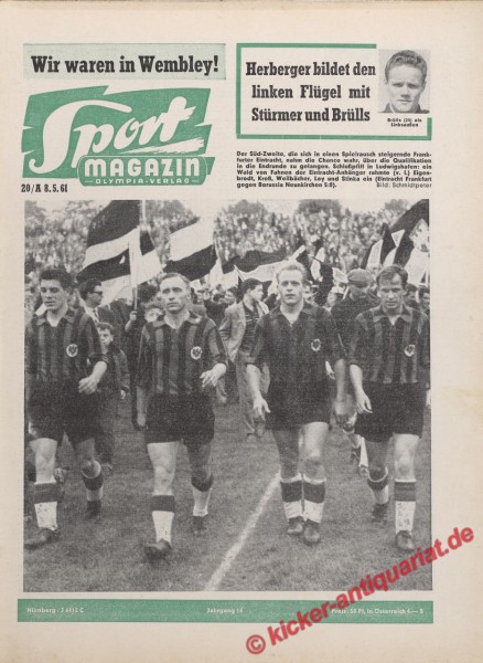 Sportmagazin Nr. 20A, 8.5.1961 bis 14.5.1961