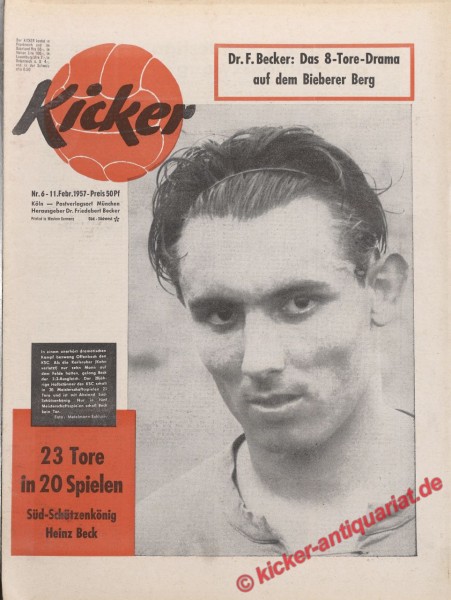 Kicker Nr. 6, 11.2.1957 bis 17.2.1957