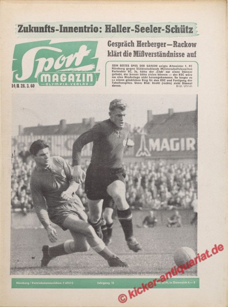 Sportmagazin Nr. 14A, 4.4.1960 bis 10.4.1960
