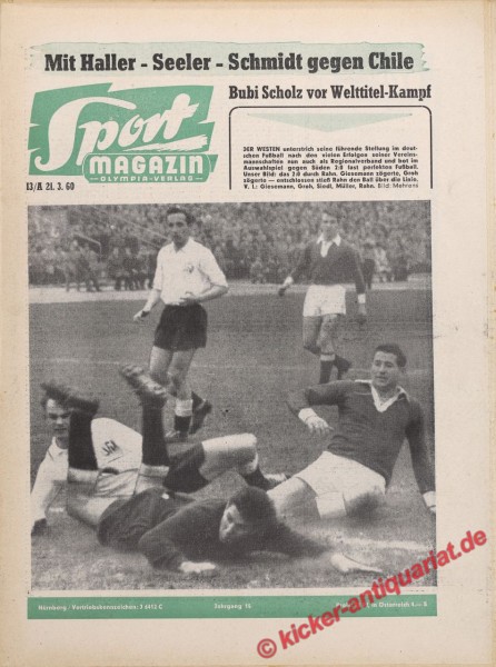 Sportmagazin Nr. 13A, 28.3.1960 bis 3.4.1960