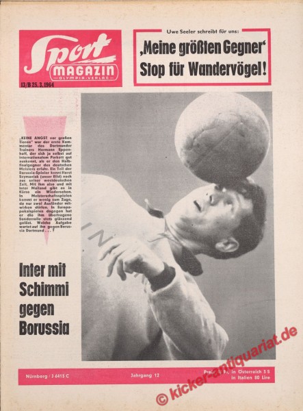 Sportmagazin Nr. 13B, 25.3.1964 bis 31.3.1964