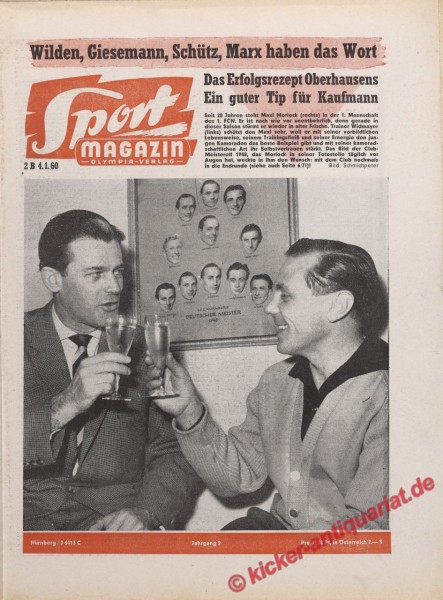 Sportmagazin Nr. 1B, 4.1.1960 bis 10.1.1960