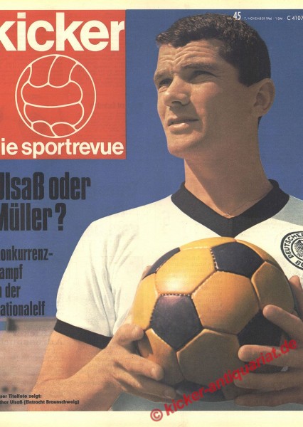 Kicker Sportrevue Nr. 45, 7.11.1966 bis 13.11.1966