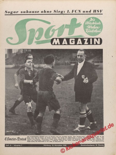 Sportmagazin Nr. 45, 10.11.1948 bis 16.11.1948