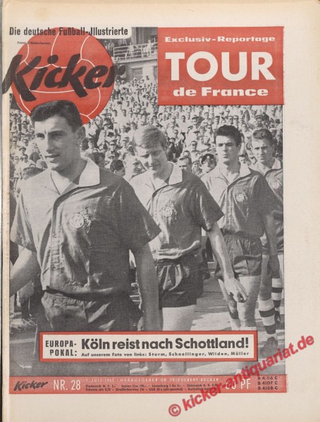 Kicker Nr. 28, 9.7.1962 bis 15.7.1962