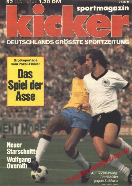 Pokal-Endspiel 1973 Vorschau Borussia Mönchengladbach: 1.FC Köln 2.1 n.V. 