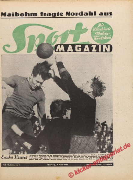 Sportmagazin Nr. 10, 9.3.1949 bis 15.3.1949