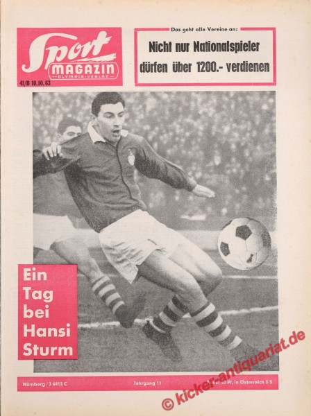 Sportmagazin Nr. 41B, 10.10.1963 bis 16.10.1963