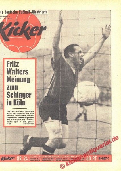 Kicker Nr. 24, 17.6.1963 bis 23.6.1963