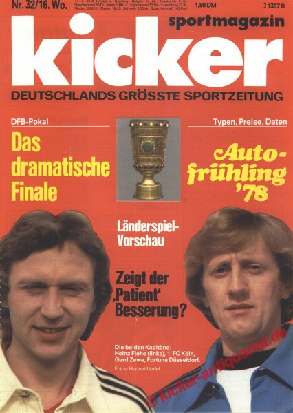 DFB POKAL Finale 1978: 1. FC Köln - Fortuna Düsseldorf. Das dramatische Finale!