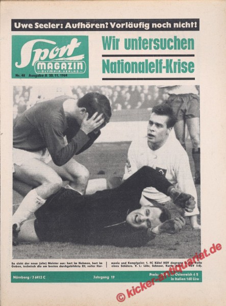 Sportmagazin Nr. 48A, 30.11.1964 bis 6.12.1964