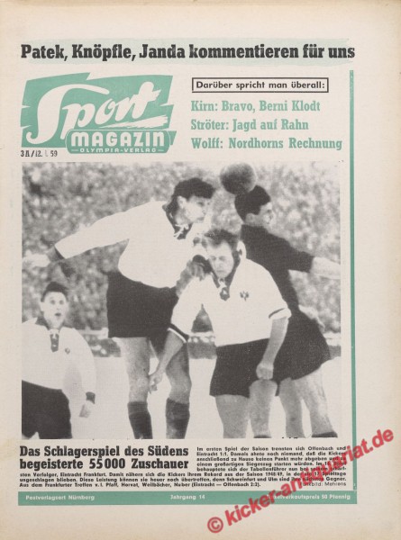 Sportmagazin Nr. 2A, 12.1.1959 bis 18.1.1959