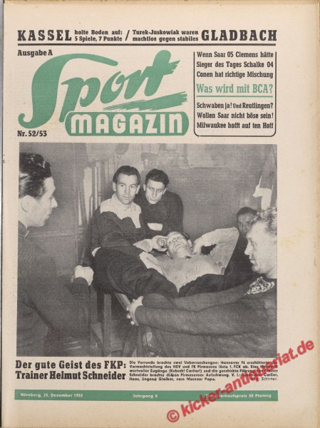 DER GUTE GEIST DES FKP: TRAINER HELMUT SCHNEIDER (FK Pirmasens)