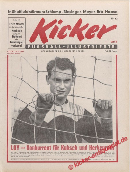 Kicker Nr. 12, 21.3.1955 bis 27.3.1955