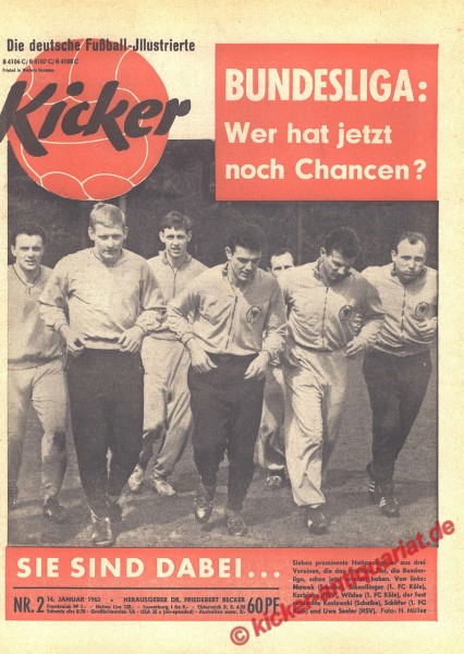 Kicker Nr. 2, 14.1.1963 bis 20.1.1963