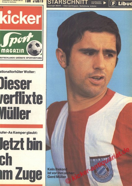 Kicker Sportmagazin Nr. 16, 23.2.1970 bis 1.3.1970