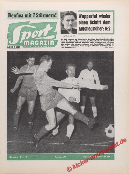Sportmagazin Nr. 8A, 22.2.1962 bis 28.2.1962