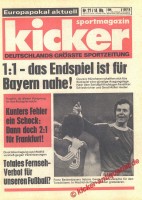 Kicker Zeitung 1976 (01.04.–07.04.1976) – Bayern Endspiel nahe, Frankfurt gewinnt