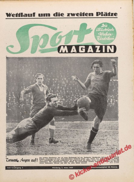 Sportmagazin Nr. 9, 2.3.1949 bis 8.3.1949