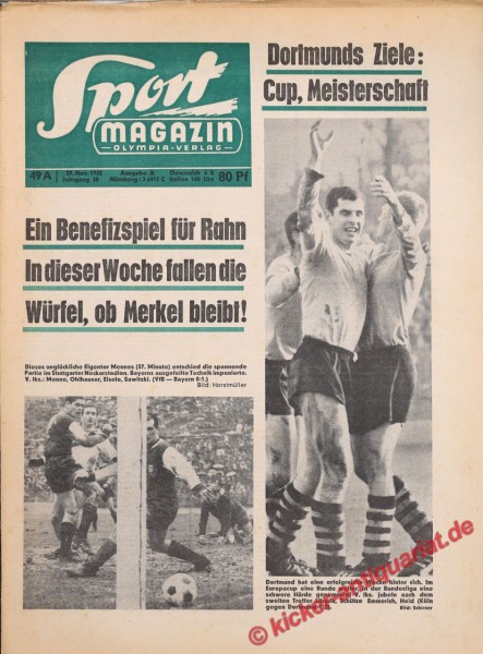 Sportmagazin Nr. 49A, 29.11.1965 bis 5.12.1965