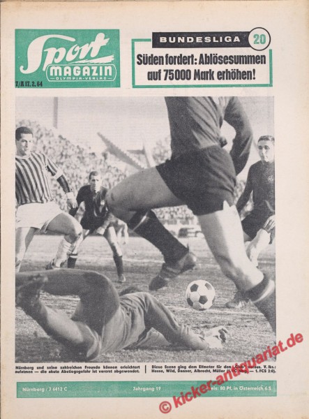 Sportmagazin Nr. 7A, 17.2.1964 bis 23.2.1964
