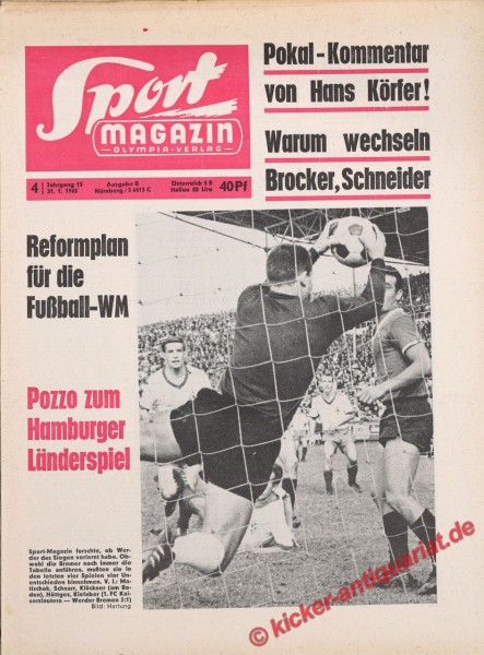 Sportmagazin Nr. 4B, 21.1.1965 bis 27.1.1965