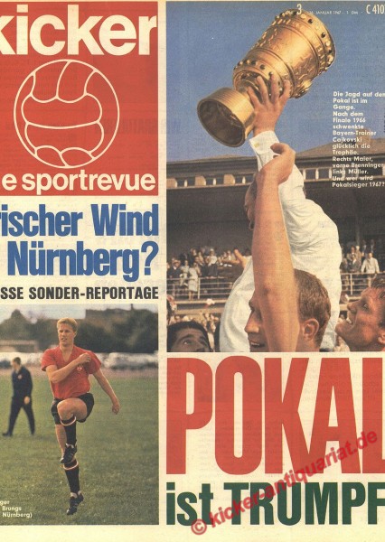 Kicker Sportrevue Nr. 3, 16.1.1967 bis 22.1.1967